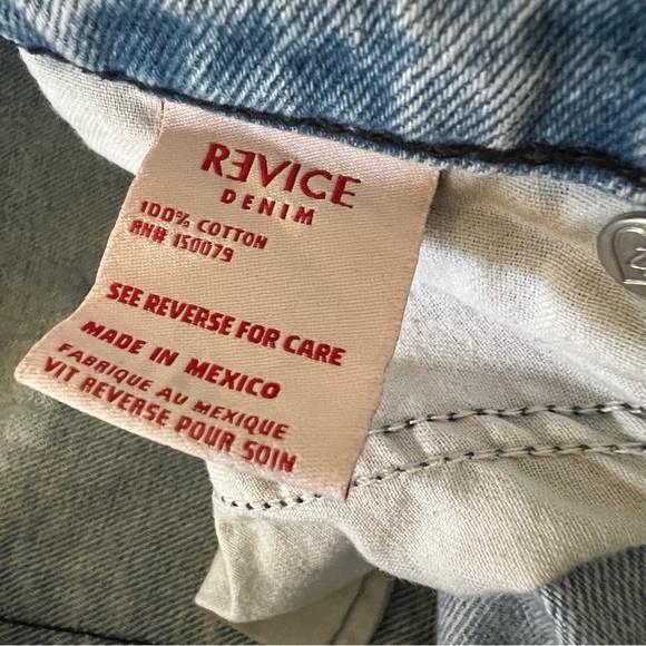 REVICE 90's Ex Boyfriend Button Fly High Rise Straight Relaxed Jeans Size 26x28 - Picture 5 of 8